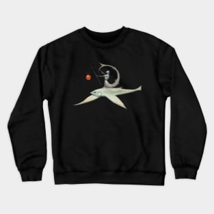 Hieronymus Bosch: Flying Fish Knight Crewneck Sweatshirt